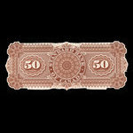 Canada, Standard Bank of Canada, 50 dollars <br /> July 1, 1881