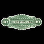 Canada, Banque Ville-Marie, 10 dollars <br /> January 2, 1873
