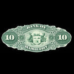 Canada, Bank of Hamilton, 10 dollars <br /> September 2, 1872