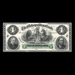 Canada, Metropolitan Bank, 4 dollars <br /> February 1, 1872