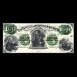 Canada, Banque Jacques-Cartier, 100 piastres <br /> May 2, 1870