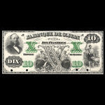 Canada, Banque de St. Jean, 10 dollars <br /> September 1, 1873