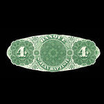 Canada, Banque St. Jean Baptiste, 4 dollars <br /> June 24, 1875