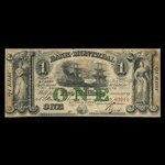 Canada, Bank of Montreal, 1 dollar <br /> January 1, 1849