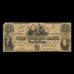 Canada, Quebec Bank, 2 dollars <br /> November 1, 1857