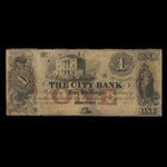 Canada, City Bank (Montreal), 5 shillings <br /> February 1, 1853