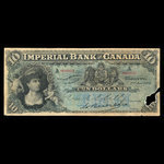 Canada, Imperial Bank of Canada, 10 dollars <br /> January 2, 1907