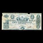 Canada, Central Bank of New Brunswick, 1 pound <br /> January 1, 1844