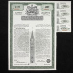 Canada, Government of Canada, 100 dollars <br /> September 15, 1966