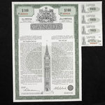 Canada, Government of Canada, 100 dollars <br /> September 15, 1966