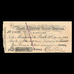 Canada, Bank of British North America, 6,000 dollars <br /> March 10, 1868