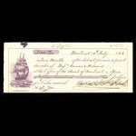 Canada, Bank of Montreal, 1,500 dollars <br /> July 15, 1863