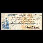 Canada, Bank of Montreal, 1,618 dollars, 20 cents <br /> October 1, 1863