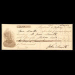 Canada, Molsons Bank, 400 dollars <br /> February 17, 1860