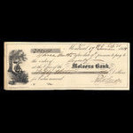 Canada, Molsons Bank, 53 dollars, 10 cents <br /> June 17, 1864