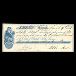 Canada, Bank of British North America, 303 dollars, 62 cents <br /> March 19, 1861