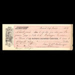 Canada, Banque Jacques-Cartier, 65 dollars <br /> March 24, 1863