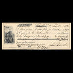 Canada, Banque d'Hochelaga, 98 dollars, 30 cents <br /> August 11, 1890