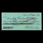 Canada, Bank of Montreal, 139 dollars, 29 cents <br /> April 23, 1884