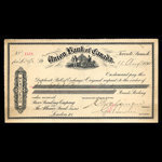 Canada, Union Bank of Canada (The), 39 pounds <br /> August 11, 1894