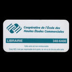 Canada, Coopérative de l'École des Hautes Études Commerciales, no denomination <br /> 2003