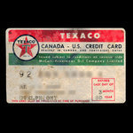 Canada, Texaco Inc., no denomination <br /> March 1959