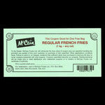 Canada, McCain Foods Ltd., 1kg bag, french fries <br /> 1989