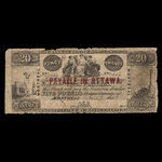 Canada, Bank of British North America, 20 piastres <br /> January 1, 1842