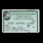Canada, American Express Company, no denomination <br /> March 1999