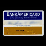 United States of America, Bank of America, no denomination <br /> May 1963