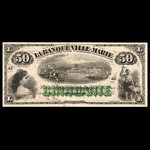 Canada, Banque Ville-Marie, 50 dollars <br /> October 1, 1885