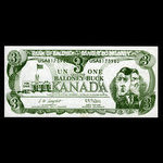 Canada, unknown, 1 dollar <br /> 1993