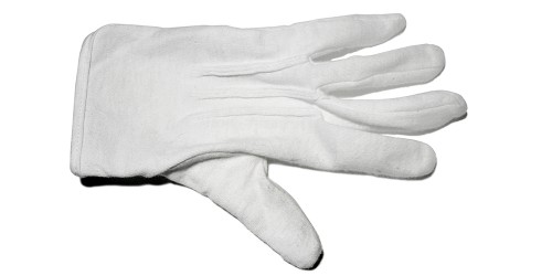 A white glove