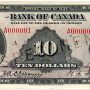 Bank note, dark purple, elaborate geometric patterns, a young woman in beads: Princess Mary.