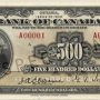 Bank note, light brown, elaborate geometric patterns, a man in a high collar and wearing a fur-collared coat: Sir John A. Macdonald.