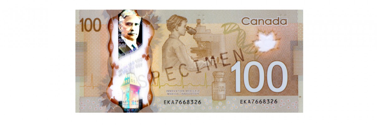 new canadian 100 dollar bill