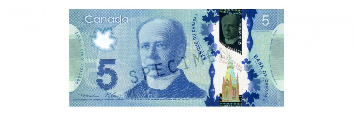 5 Canadian Dollars banknote (Frontier Series) - Exchange yours today