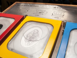 A machine for drawing patterns