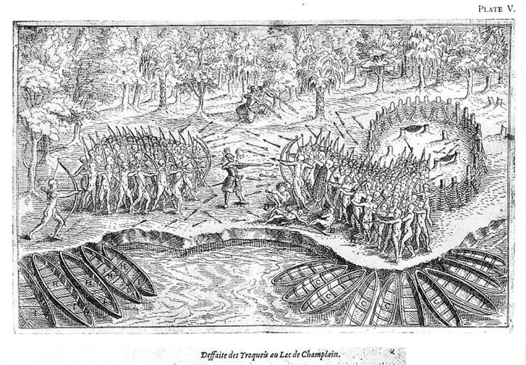 drawing of a battle between Aboriginals drawing of a battle between Aboriginals