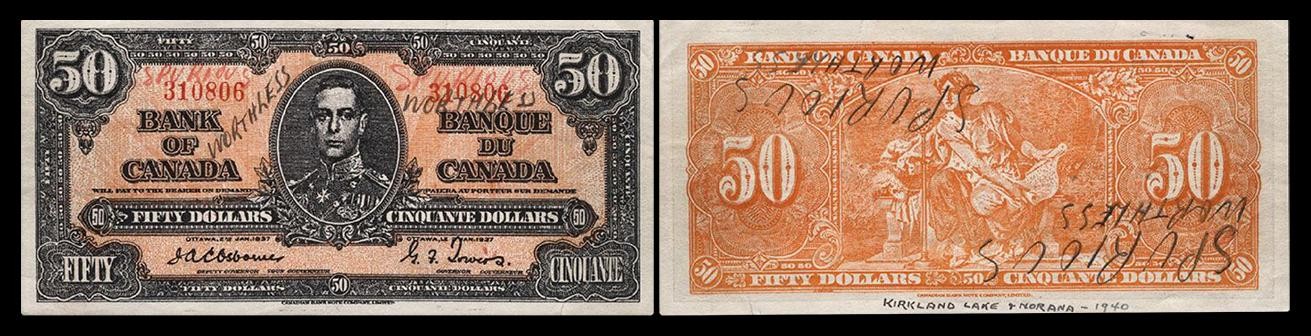 old counterfeit bank note old counterfeit bank note