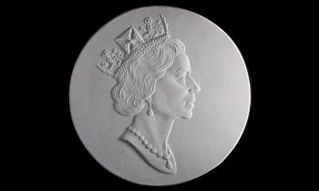 plaster cast of the Queen’s head