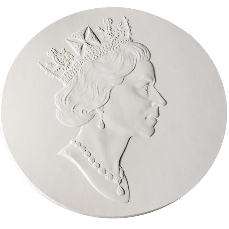 plaster coin model