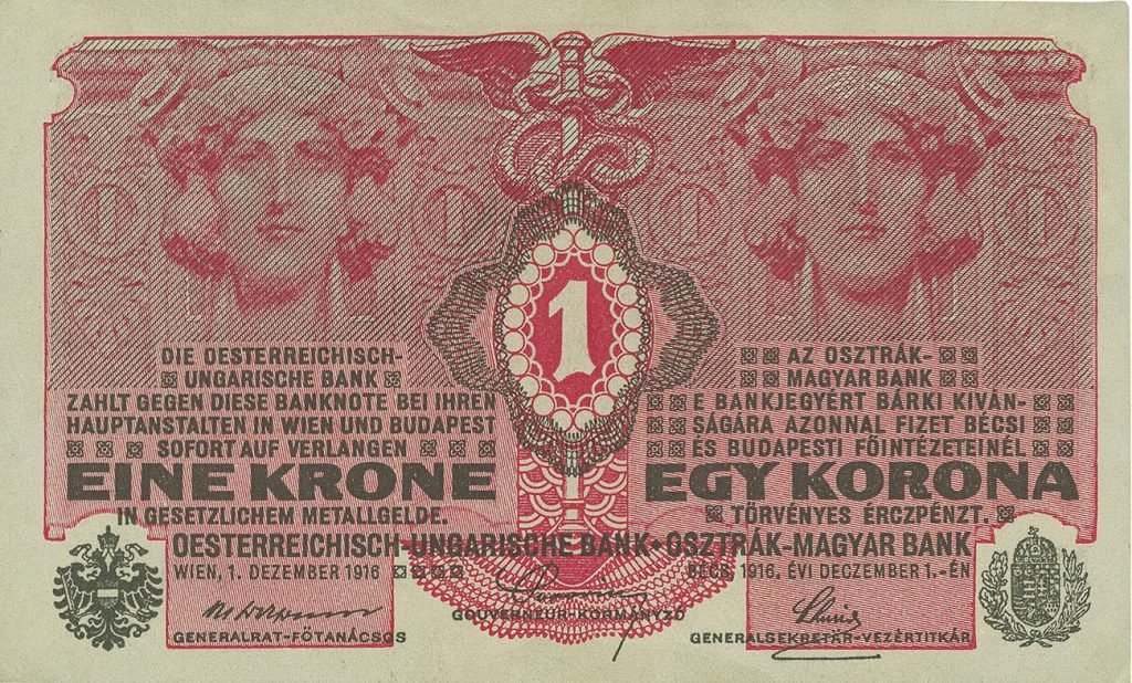 a red note from a European country that no longer exists
