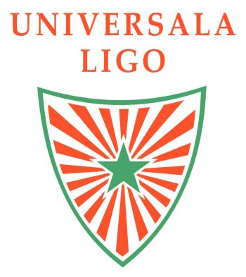 logo of a green star on a red striped shield