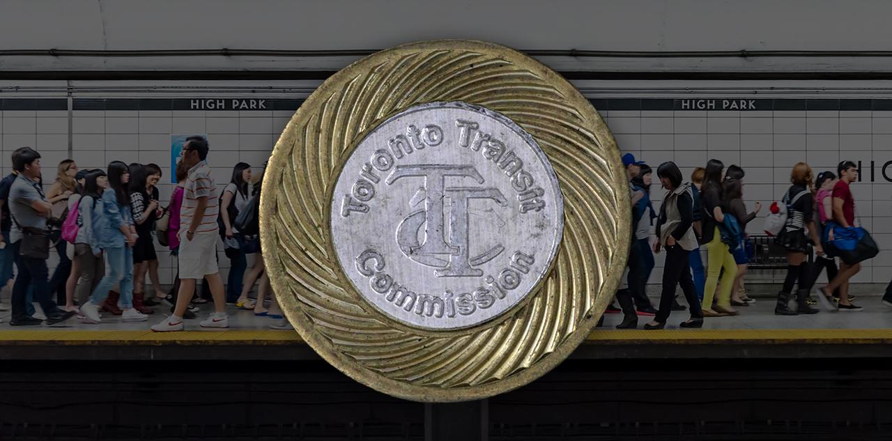 Lethal Token Trick Canadian Quarter transforms to Toronto Transit Token 
