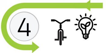 #4 – Illustration of a bicycle and lightbulb.