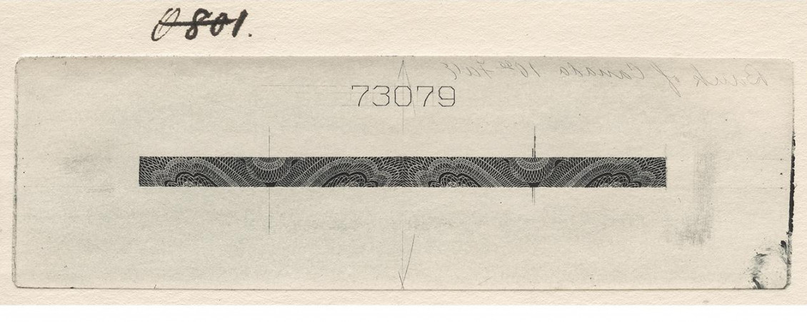 Print, strip of elaborate geometric patterns.